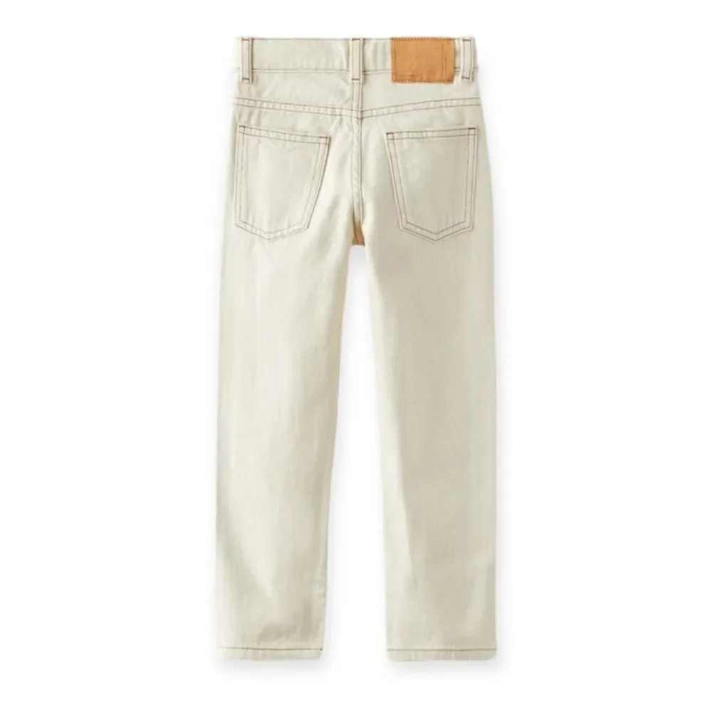 ZARA Kids | Ecru | ORIGINAL FIT JEANS - Picture 2 of 6